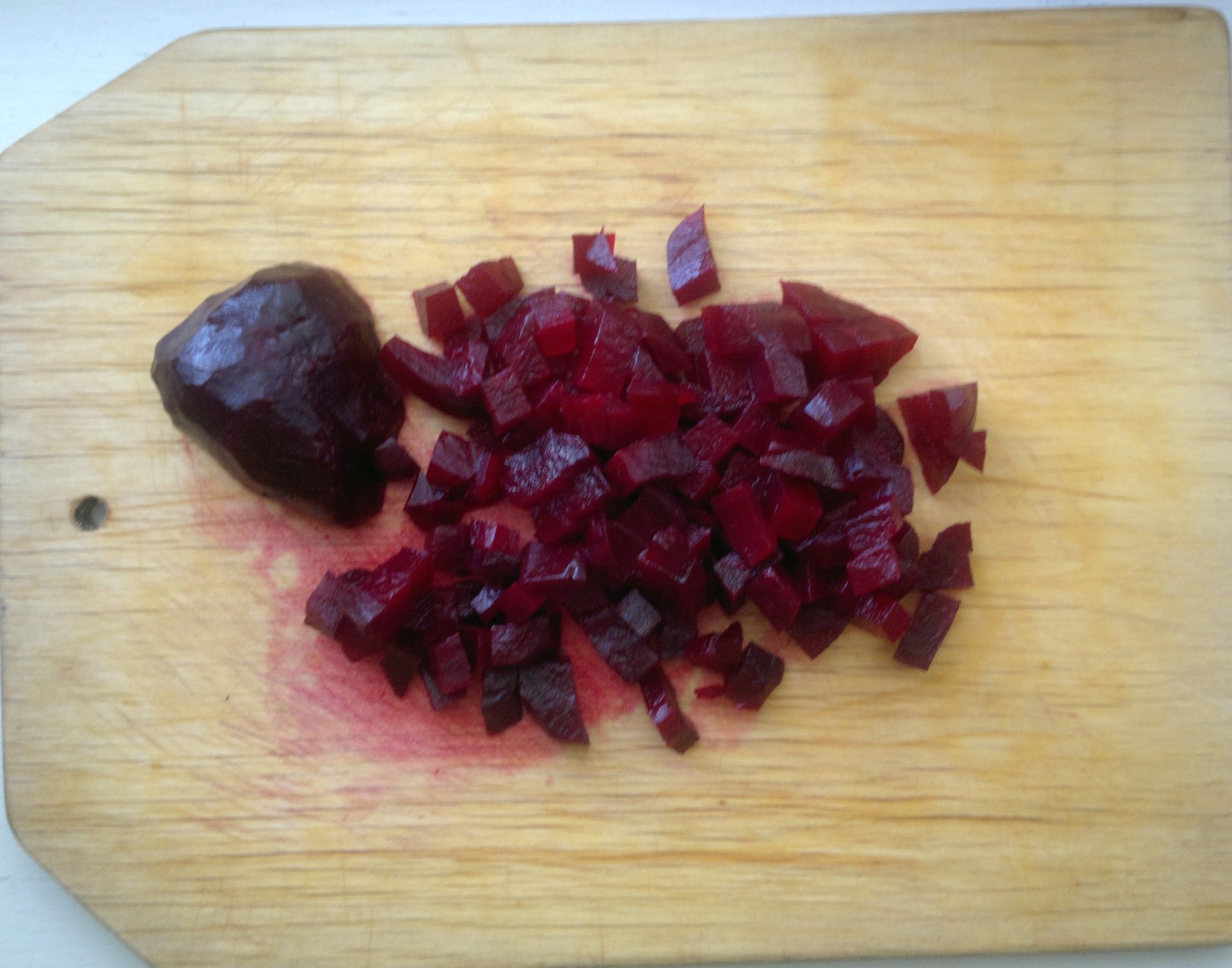 Салат из свёклы с помидорами, нутом и фиолетовым луком #постныйстол: шаг 5
