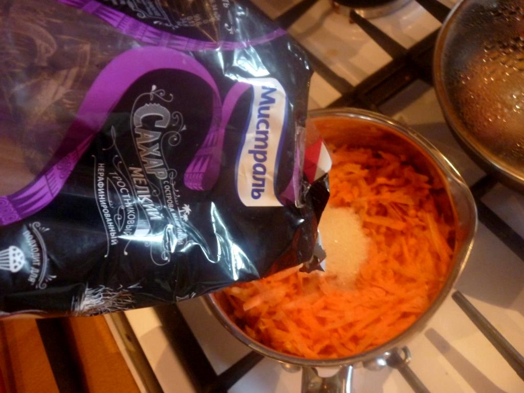Пудинг из моркови и яблок: шаг 2