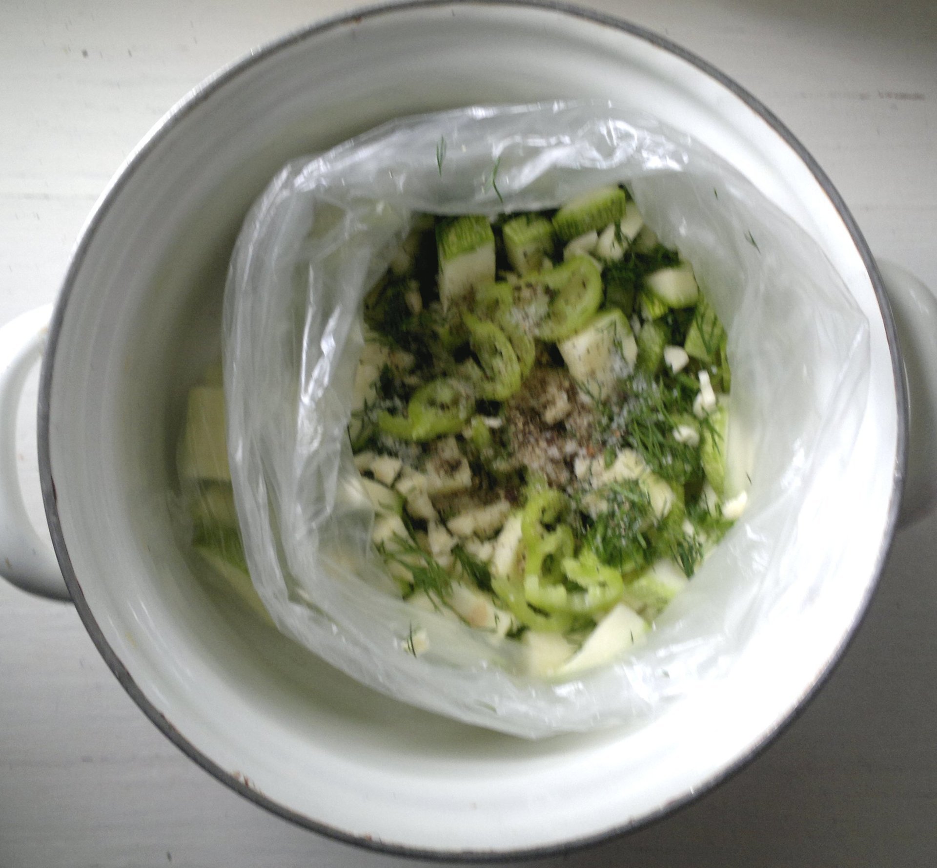 Картофельный салат с овощами #постныйстол: шаг 3