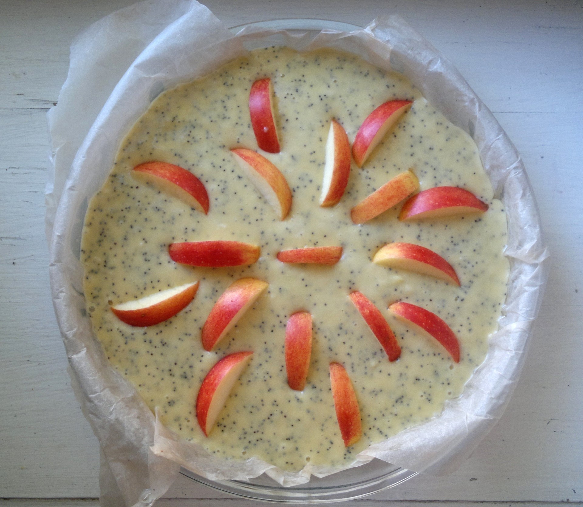 Кукурузный пирог с маком и яблоками: шаг 9