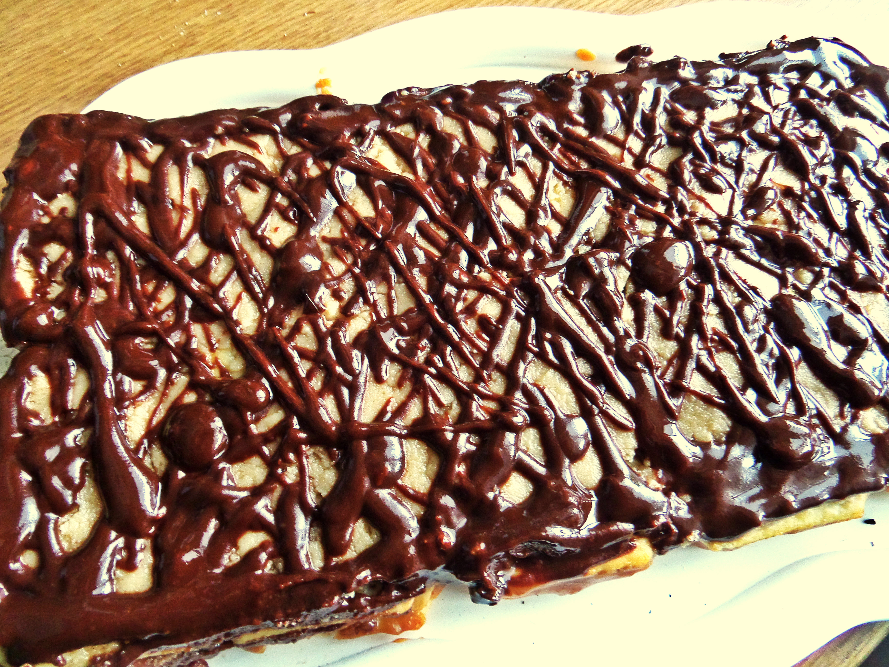Тортик из печенья под двойным шоколадом (спасибо mama tasi!): шаг 7