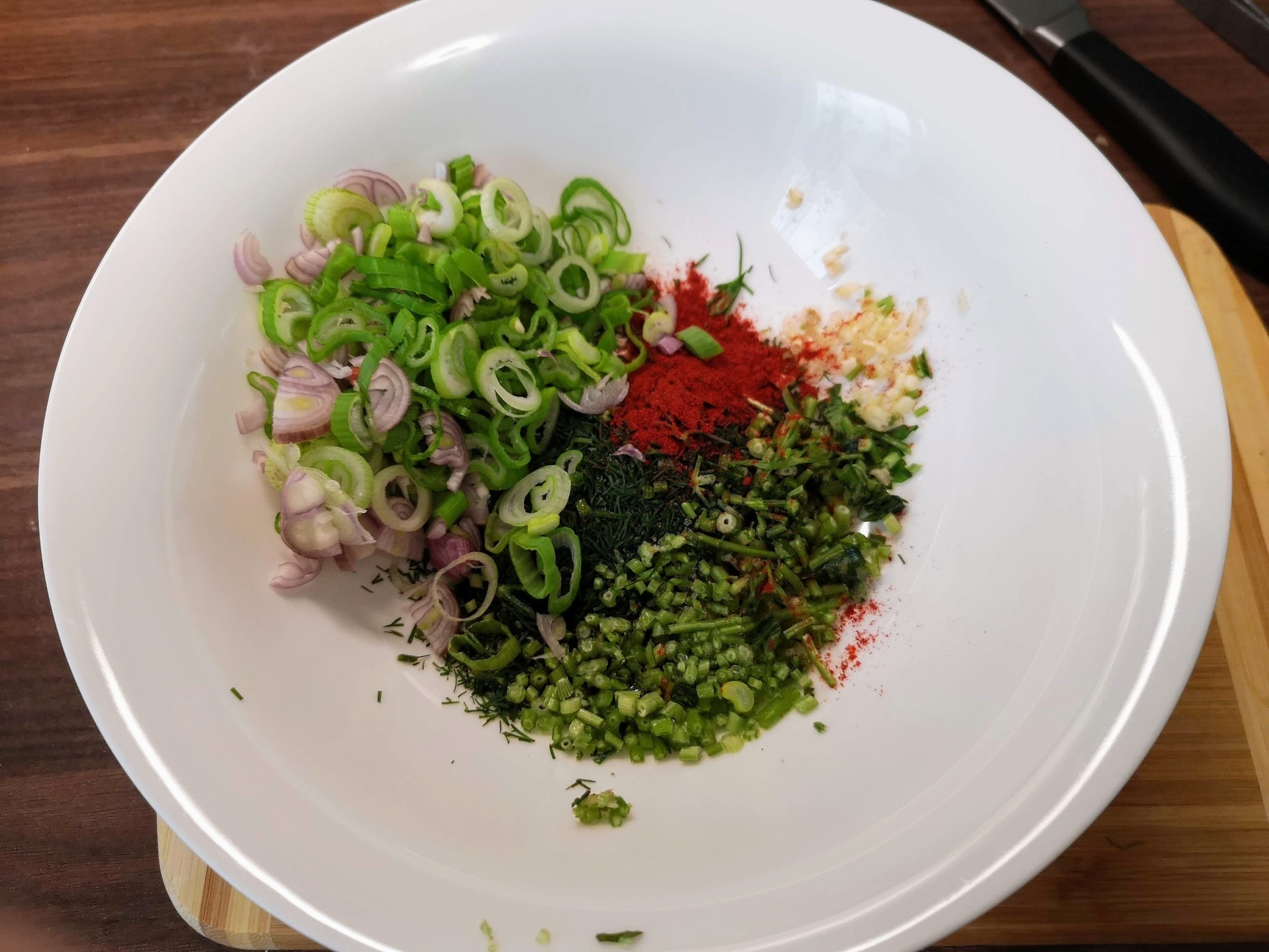 Хоровац — салат из запеченных овощей: шаг 3