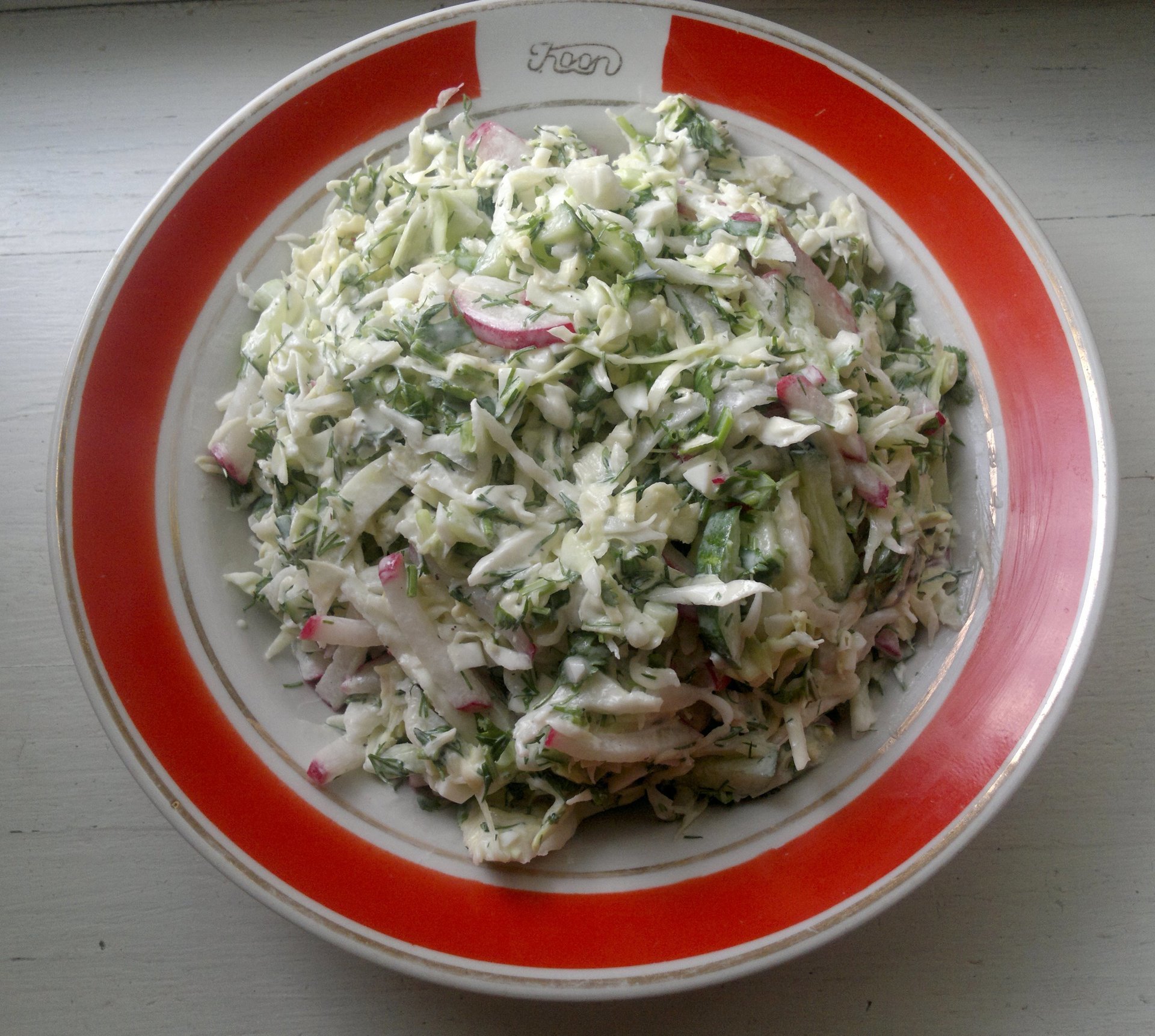 Овощной салат с перепелиными яйцами "махеевъ"#махеевъ: шаг 9