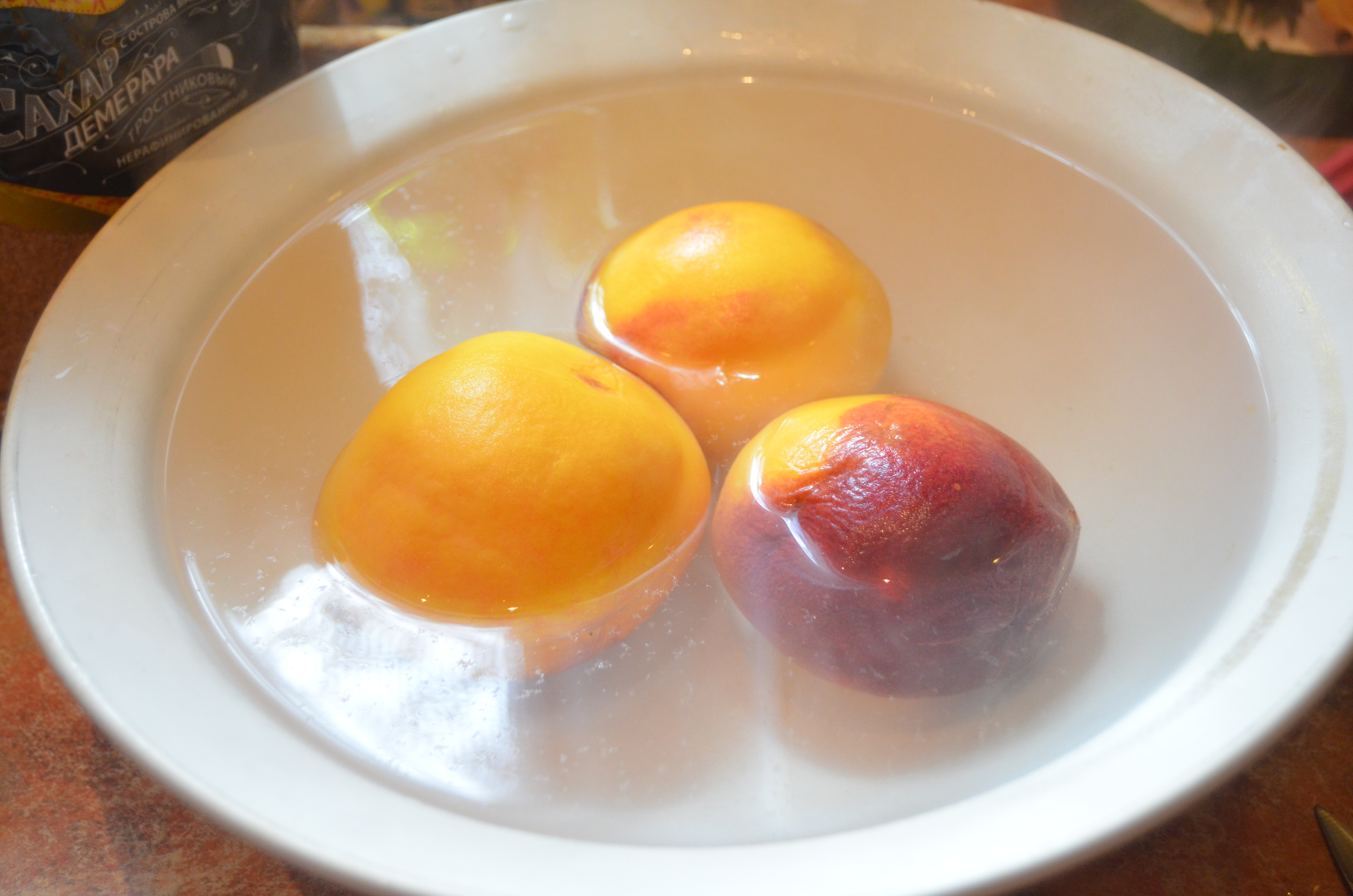 Манно-творожный десерт с персиками: шаг 5
