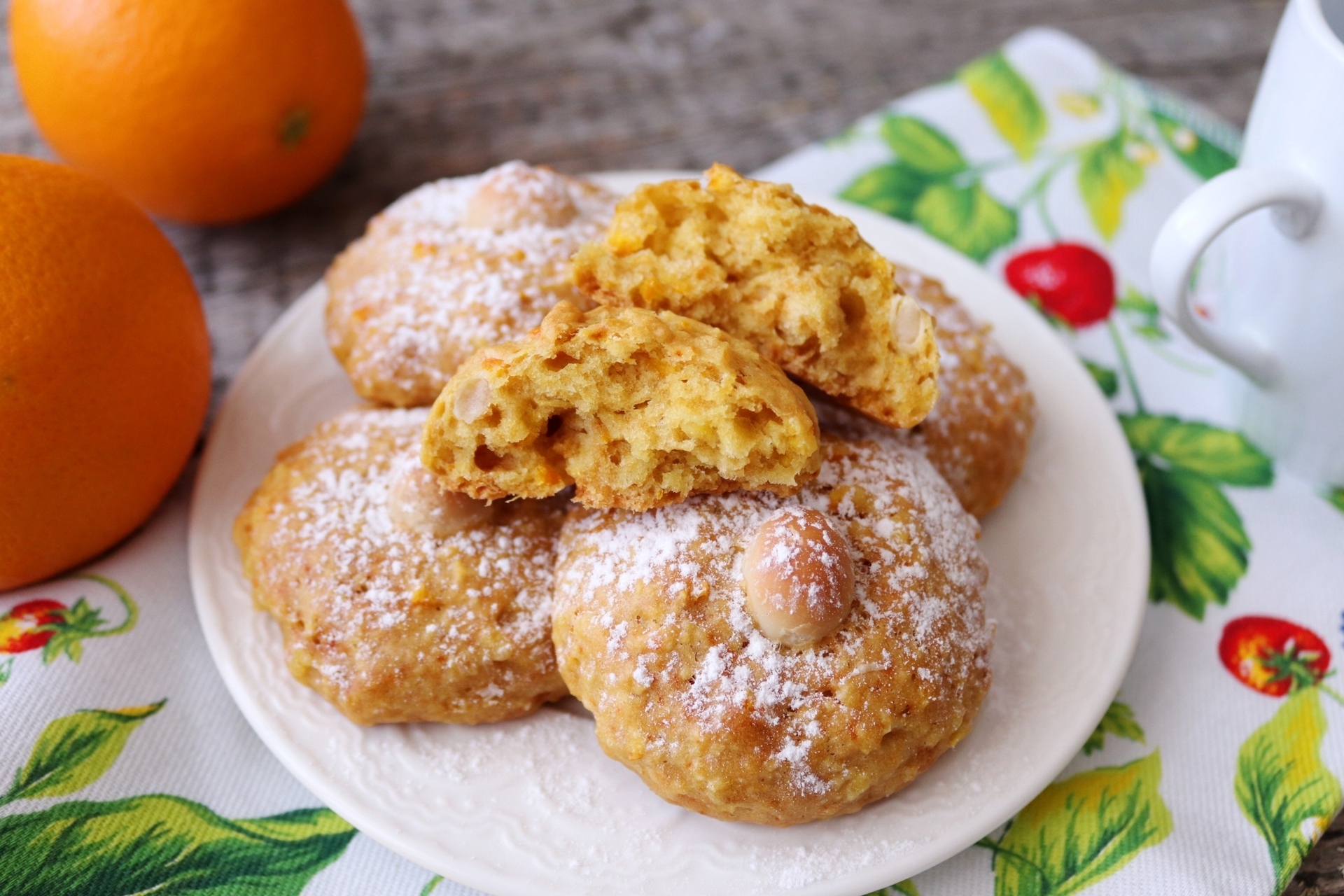 Постное апельсиновое печенье с бразильским орехом: шаг 6