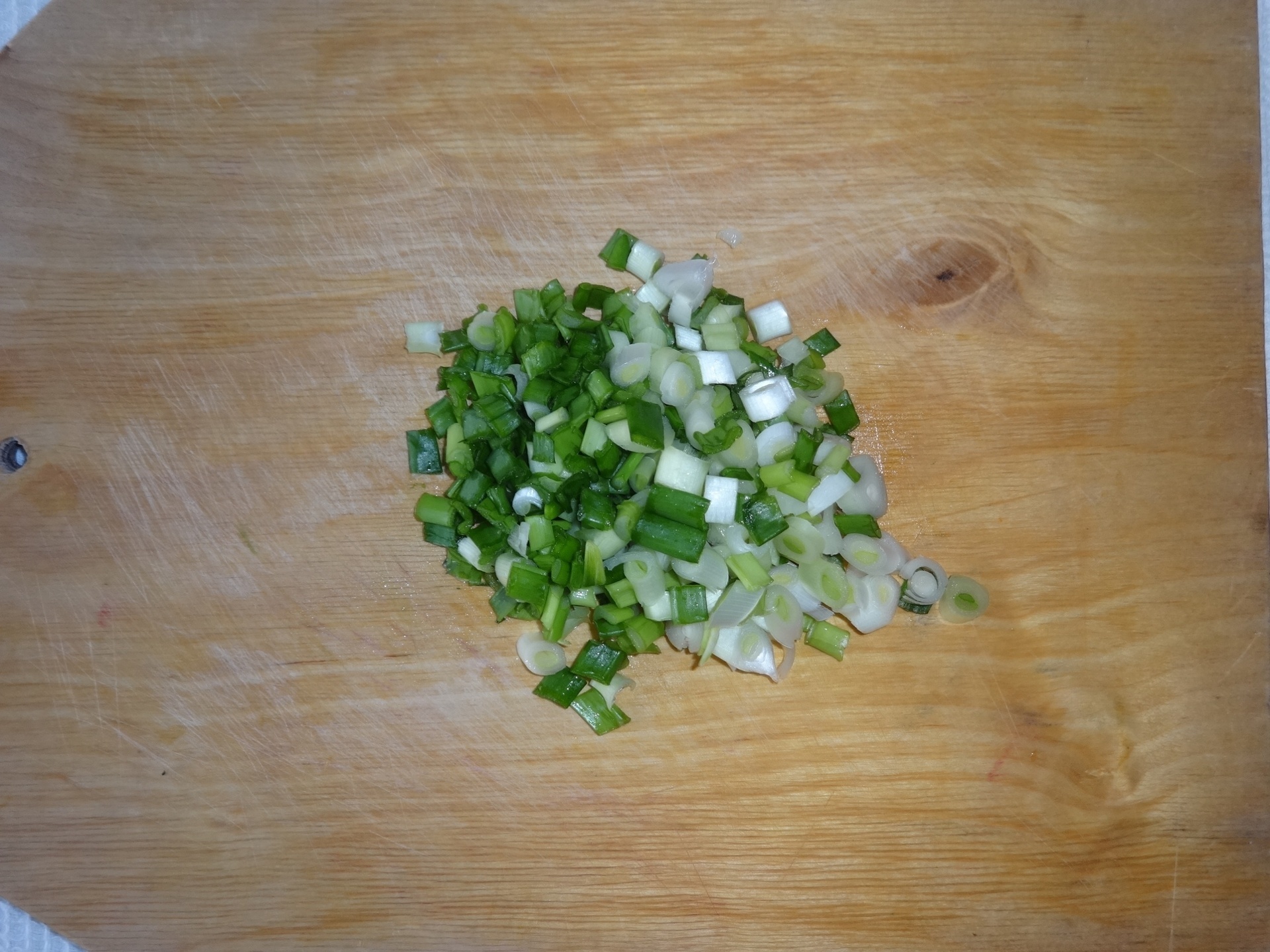 Салат с овощами, кукурузой и черемшой #постныйстол: шаг 3