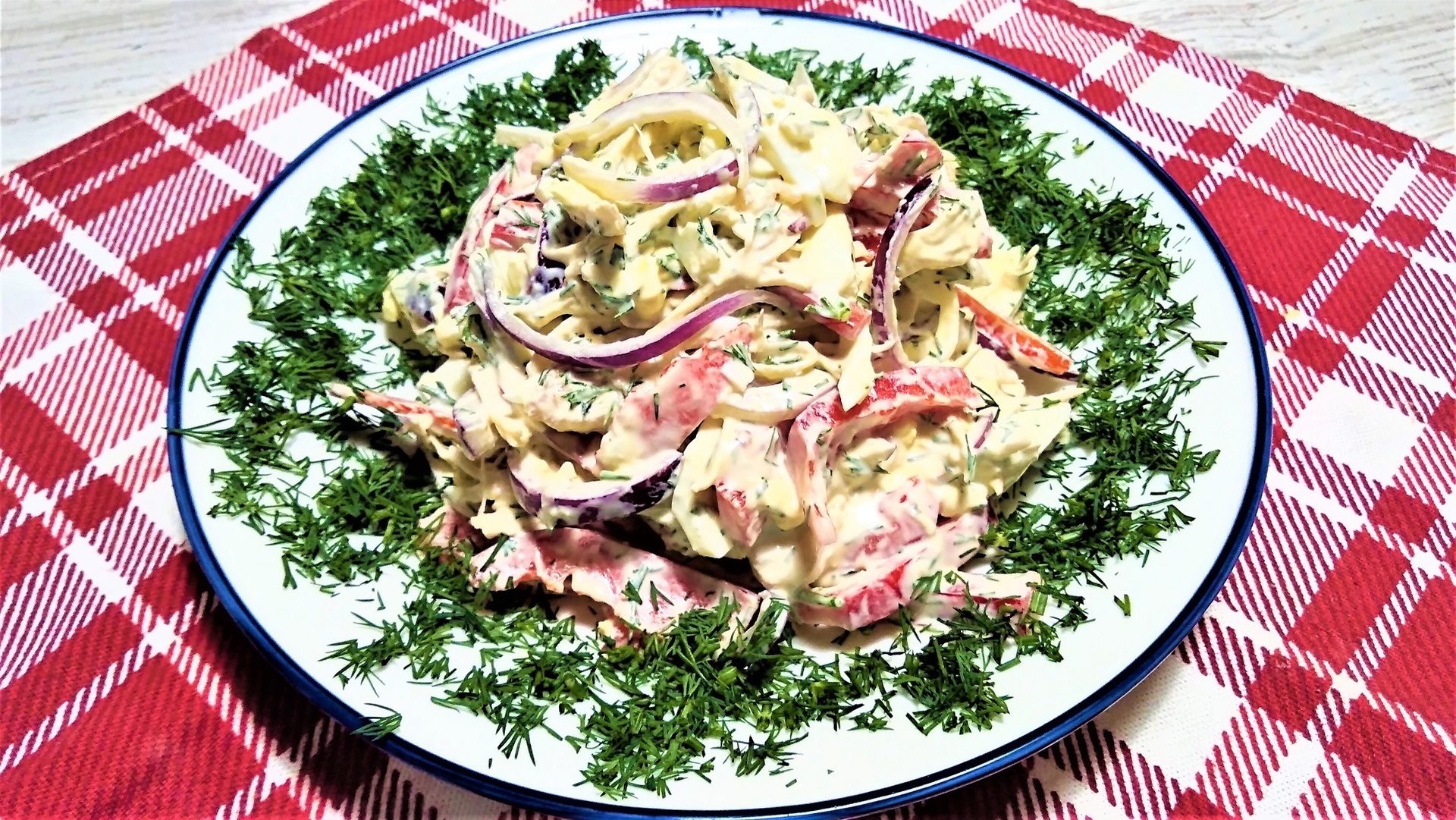 Фото к рецепту: Идеальный салат с курицей