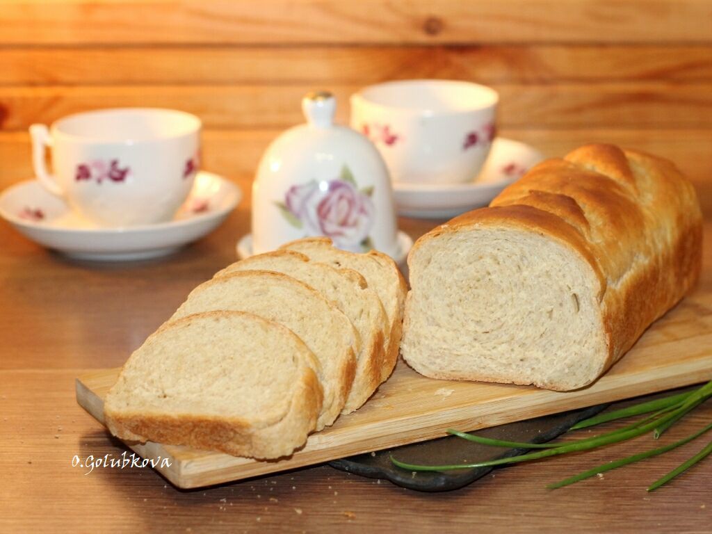 Домашний хлеб в из двух видов муки: шаг 14