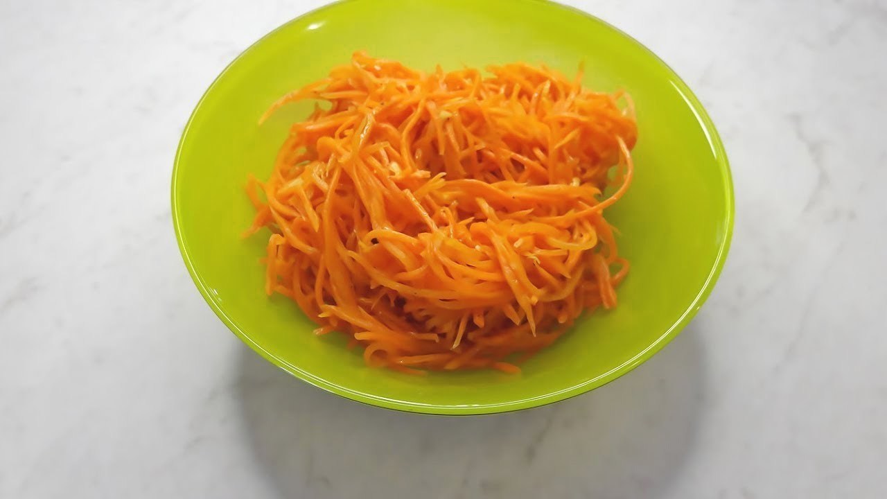 Фото к рецепту: Рецепт морковки по-корейски