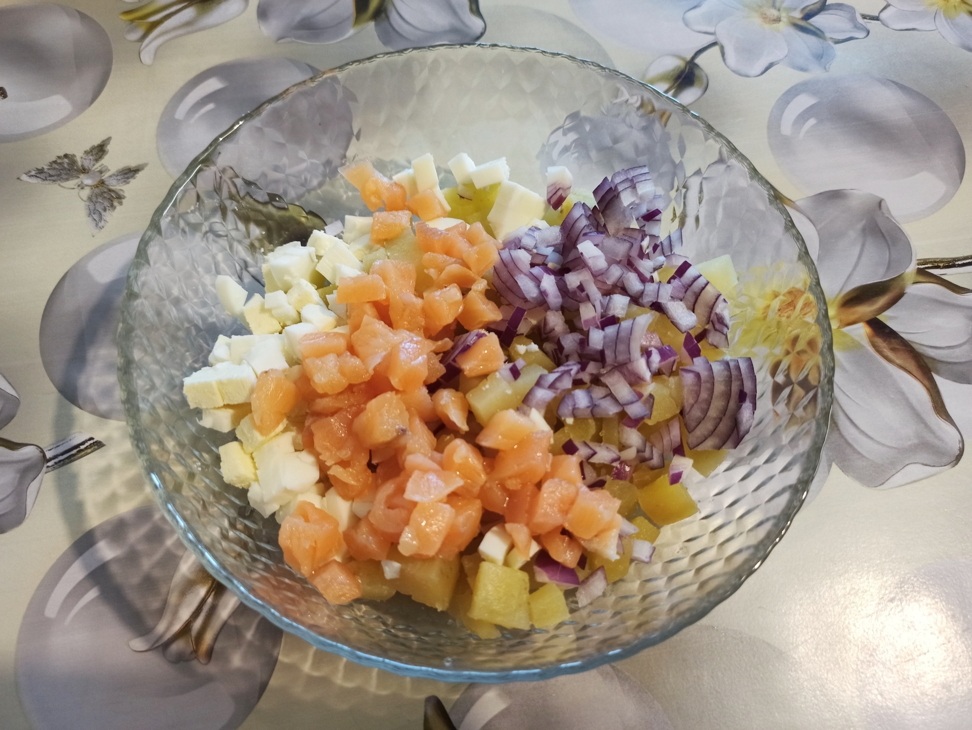 Салат с семгой и икорным соусом #махеевъ: шаг 5