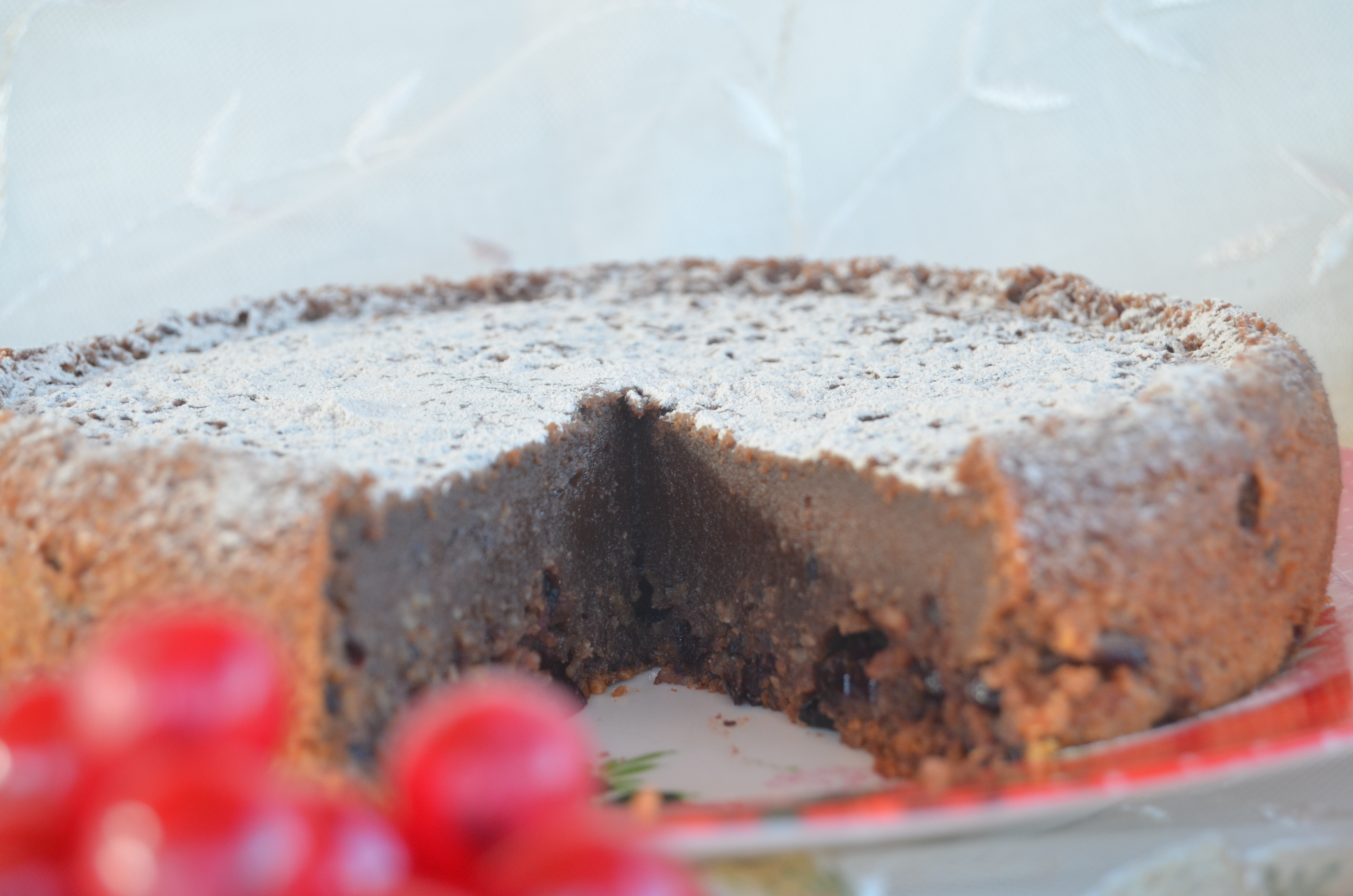 Шоколадно-ореховый торт без муки в мультиварке
