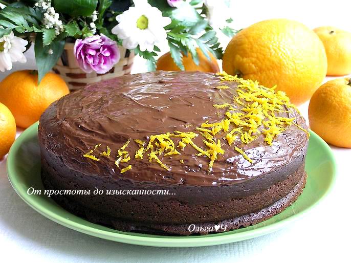 Свекольно-шоколадный торт с апельсиновой цедрой: шаг 5