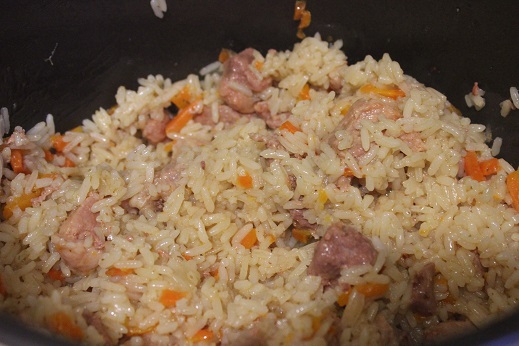 Рис со свининой в мультиварке: шаг 6