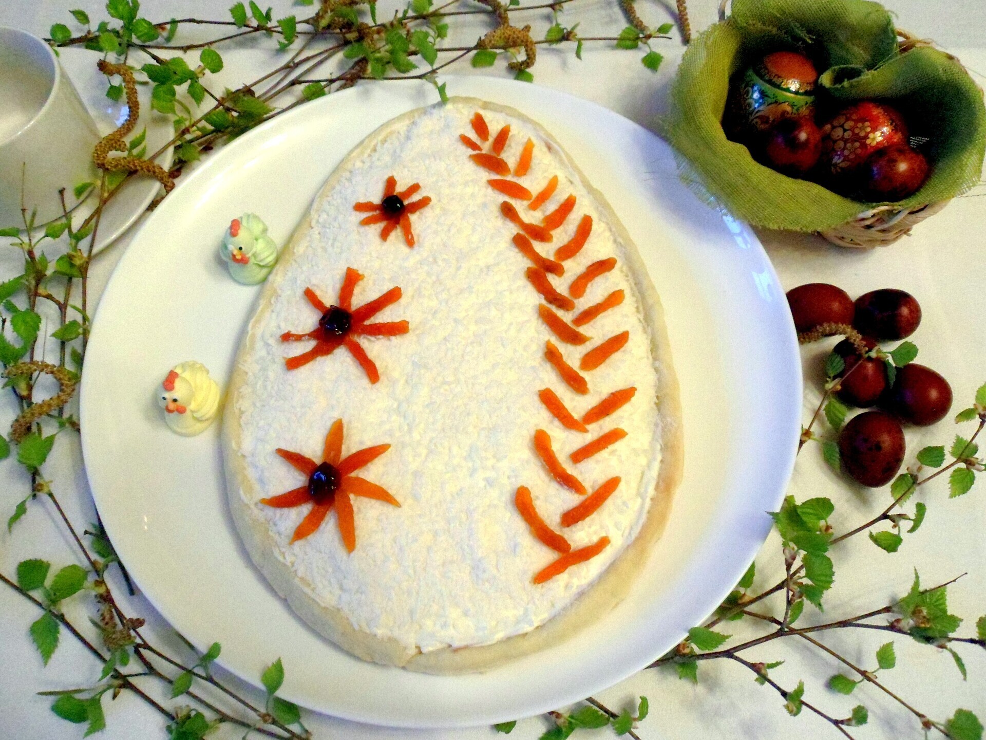 Фото к рецепту: Польский пасхальный пирог "мазурек"