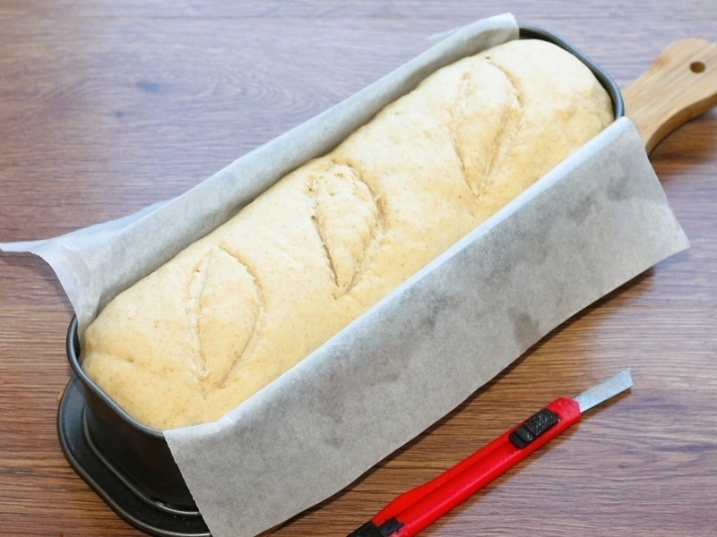 Домашний хлеб в из двух видов муки: шаг 11