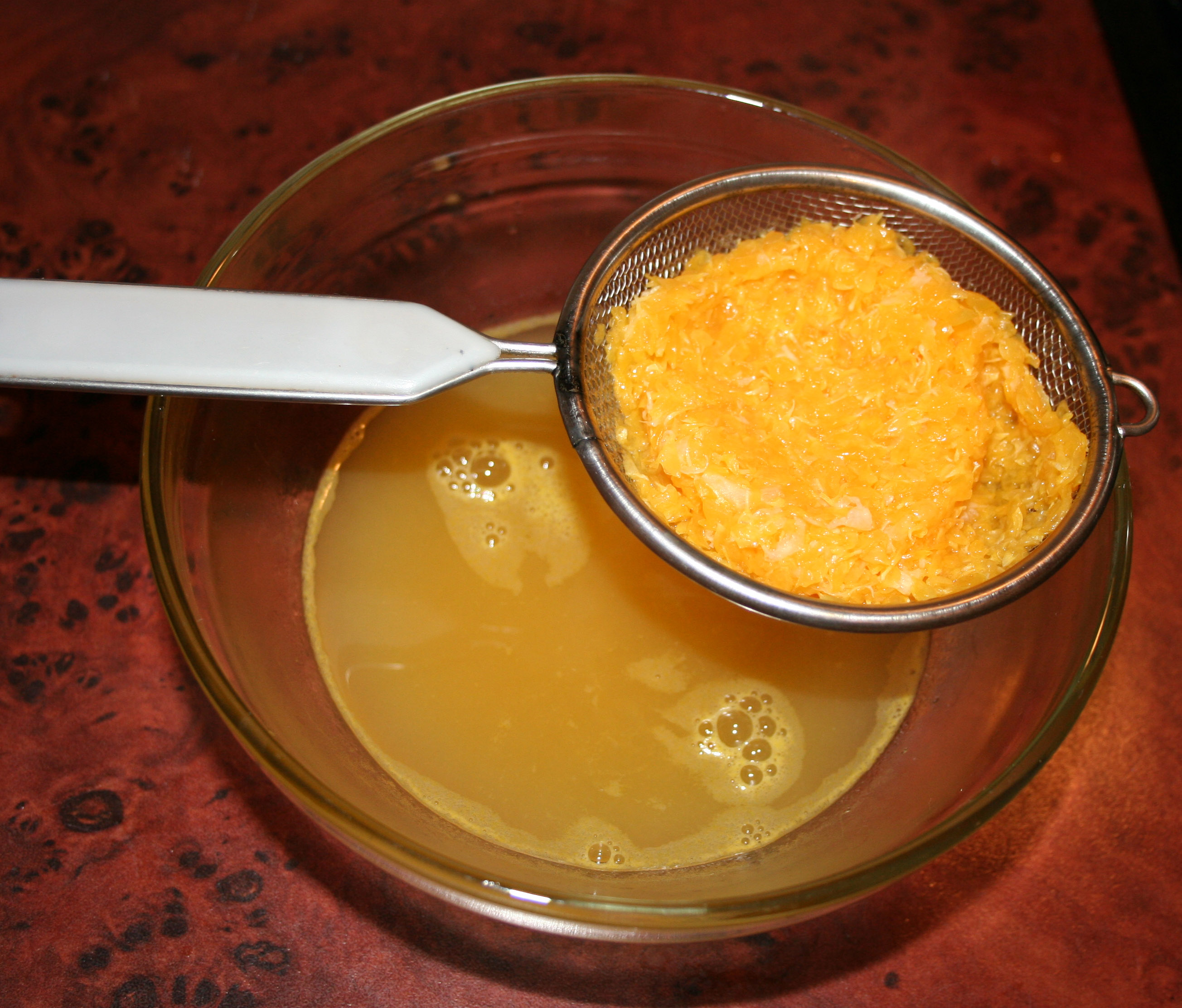 Десерт из черешни с желе из мандаринов: шаг 5