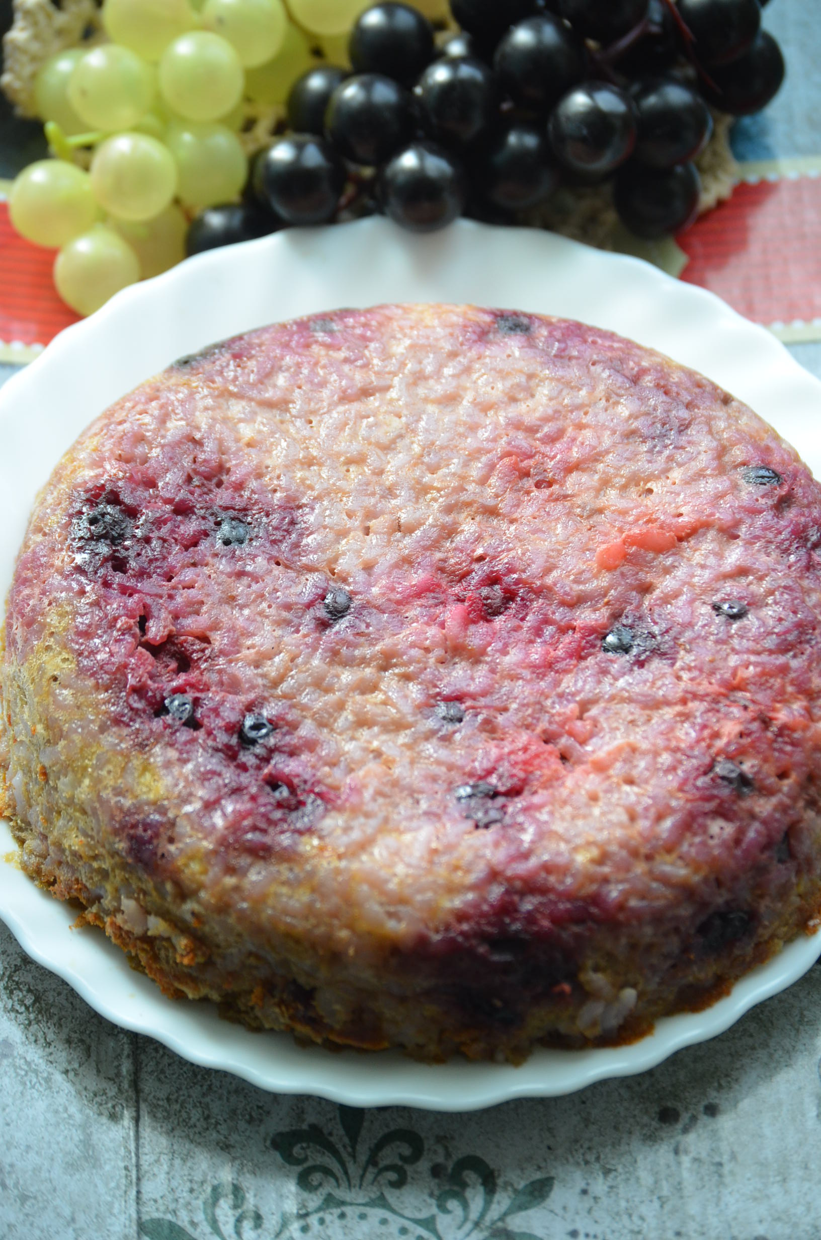Рисовый пирог с ягодами: шаг 7