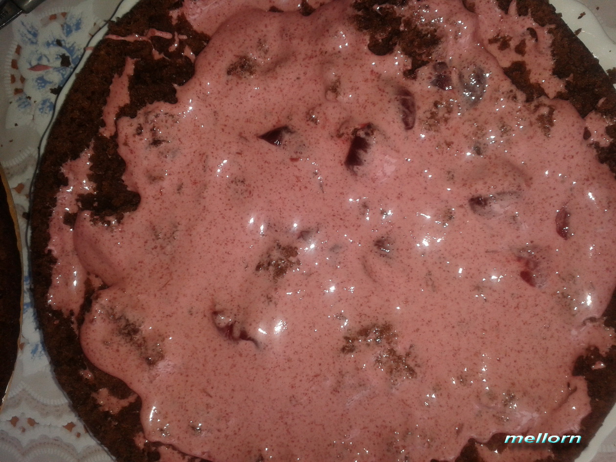 Торт шоколадно-вишневый (постный): шаг 9