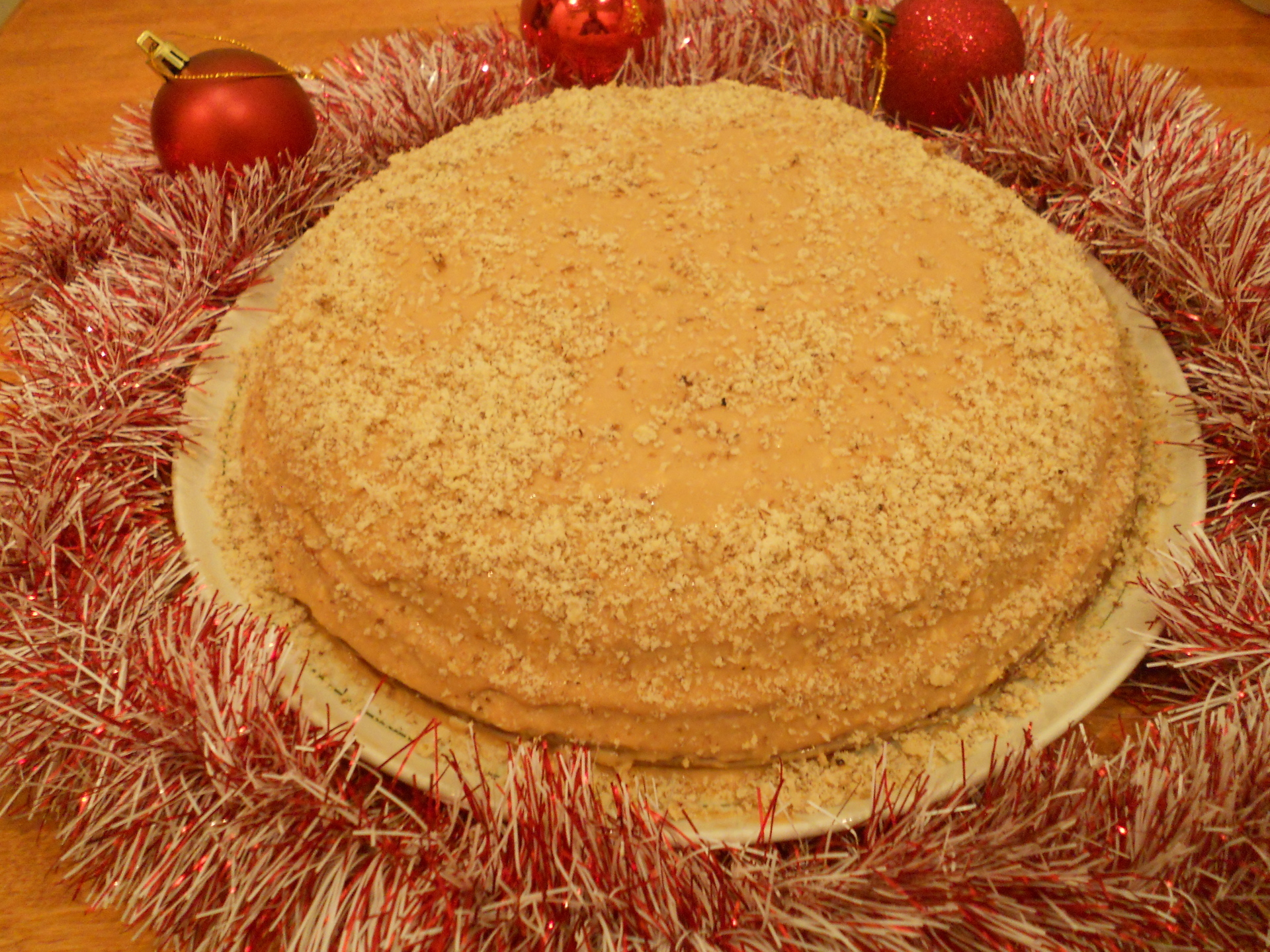 Фото к рецепту: Торт "с новым годом "