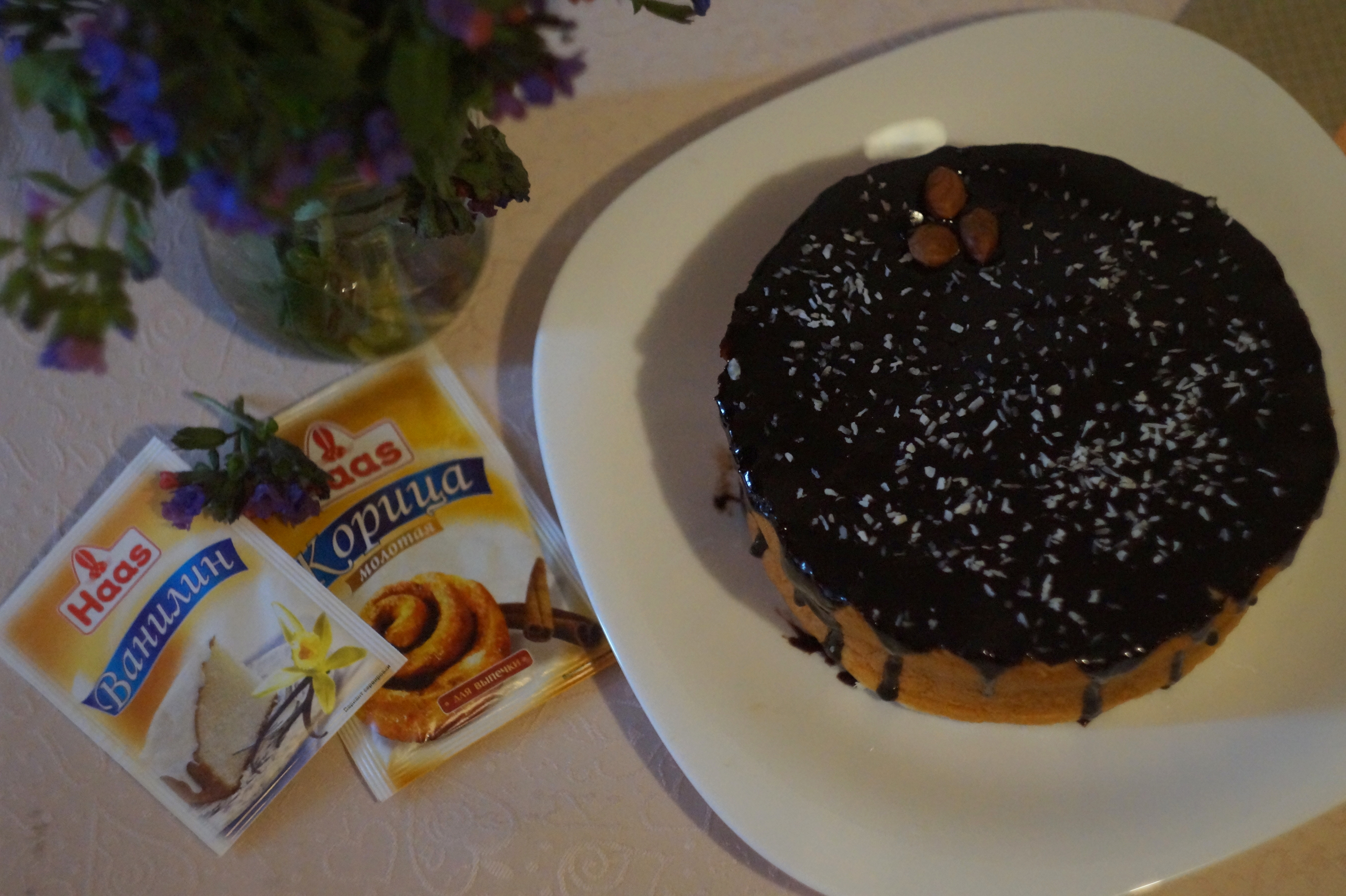 Французский бисквит с бельгийским шоколадом : шаг 11