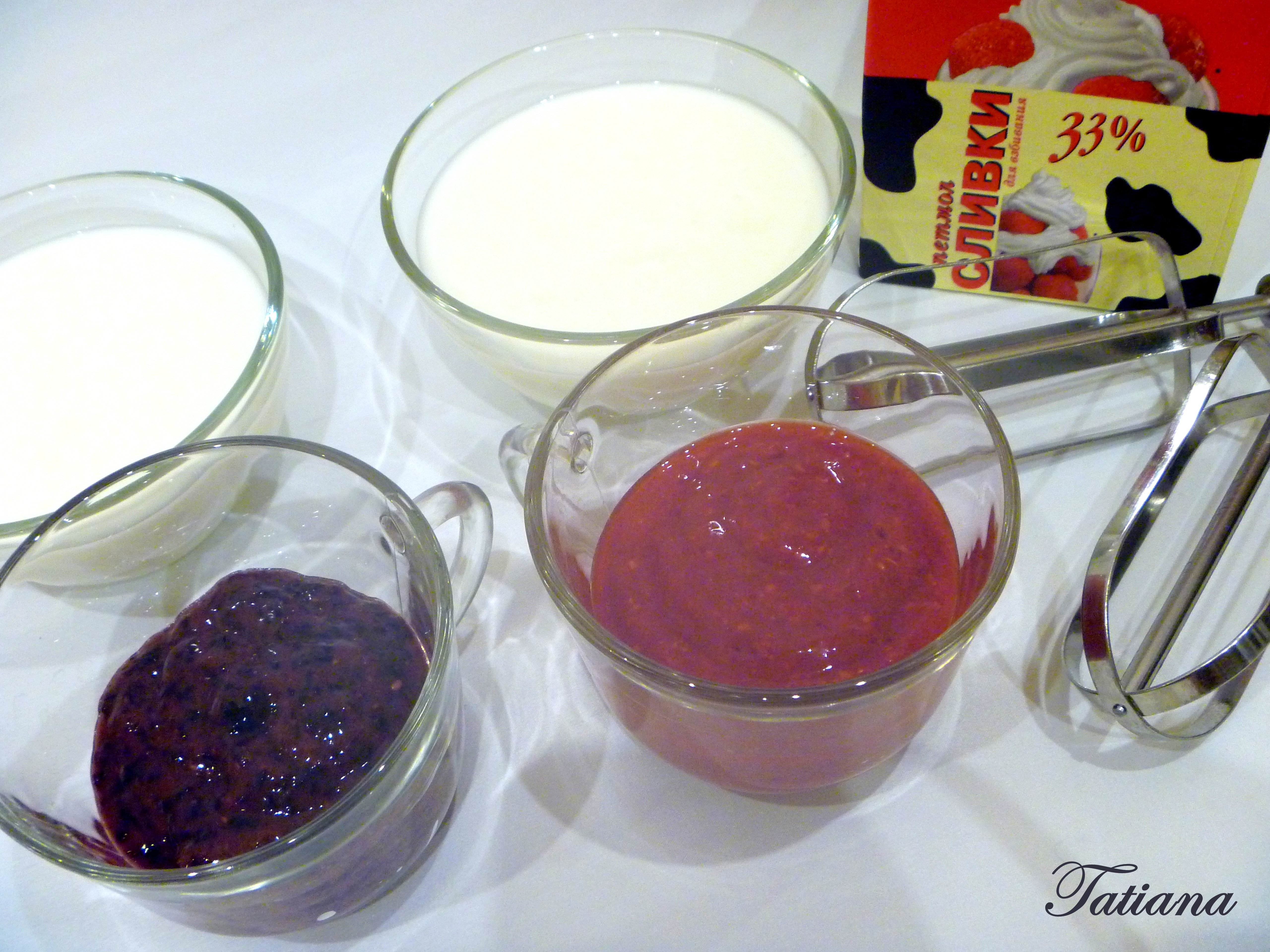 Сливочно-йогуртовый торт "лесные ягоды": шаг 5