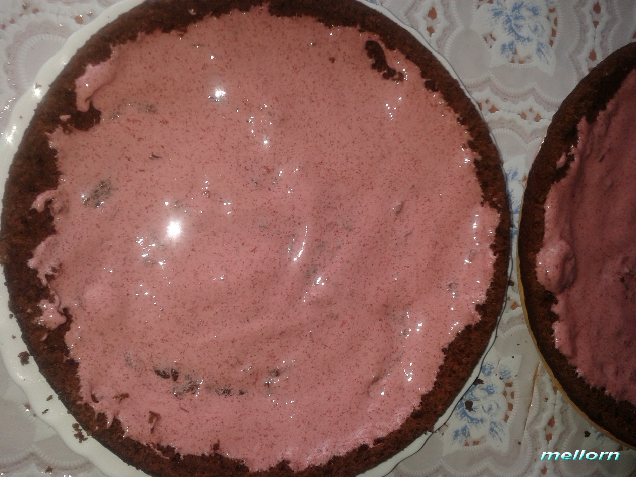 Торт шоколадно-вишневый (постный): шаг 8