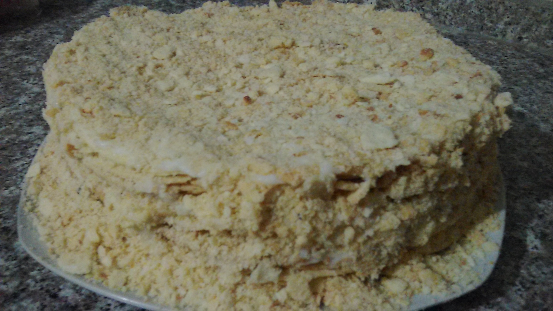 Фото к рецепту: Самый простой рецепт торта наполеон.рецепт заварного крема