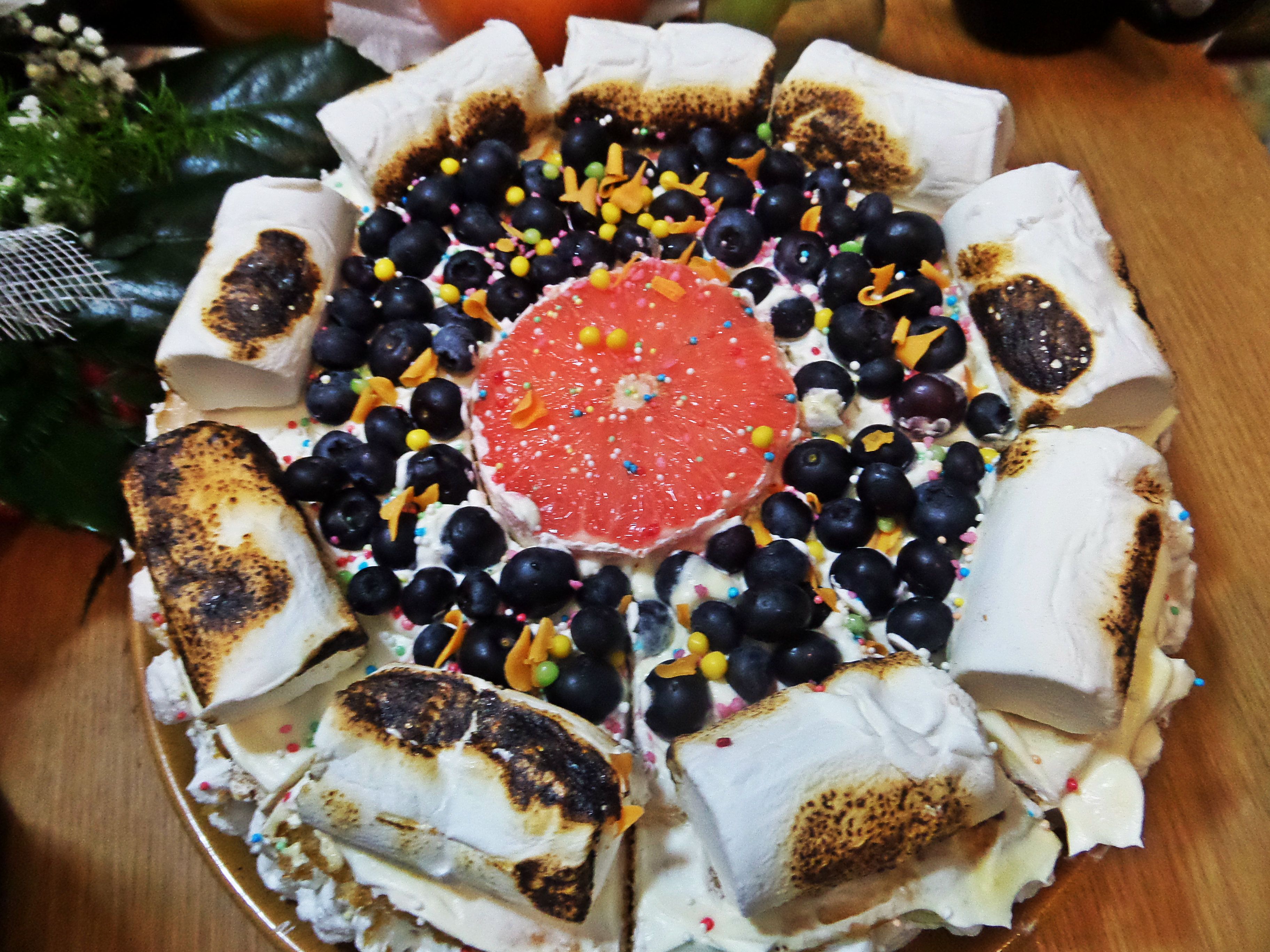 Творожный десерт с маршмеллоу