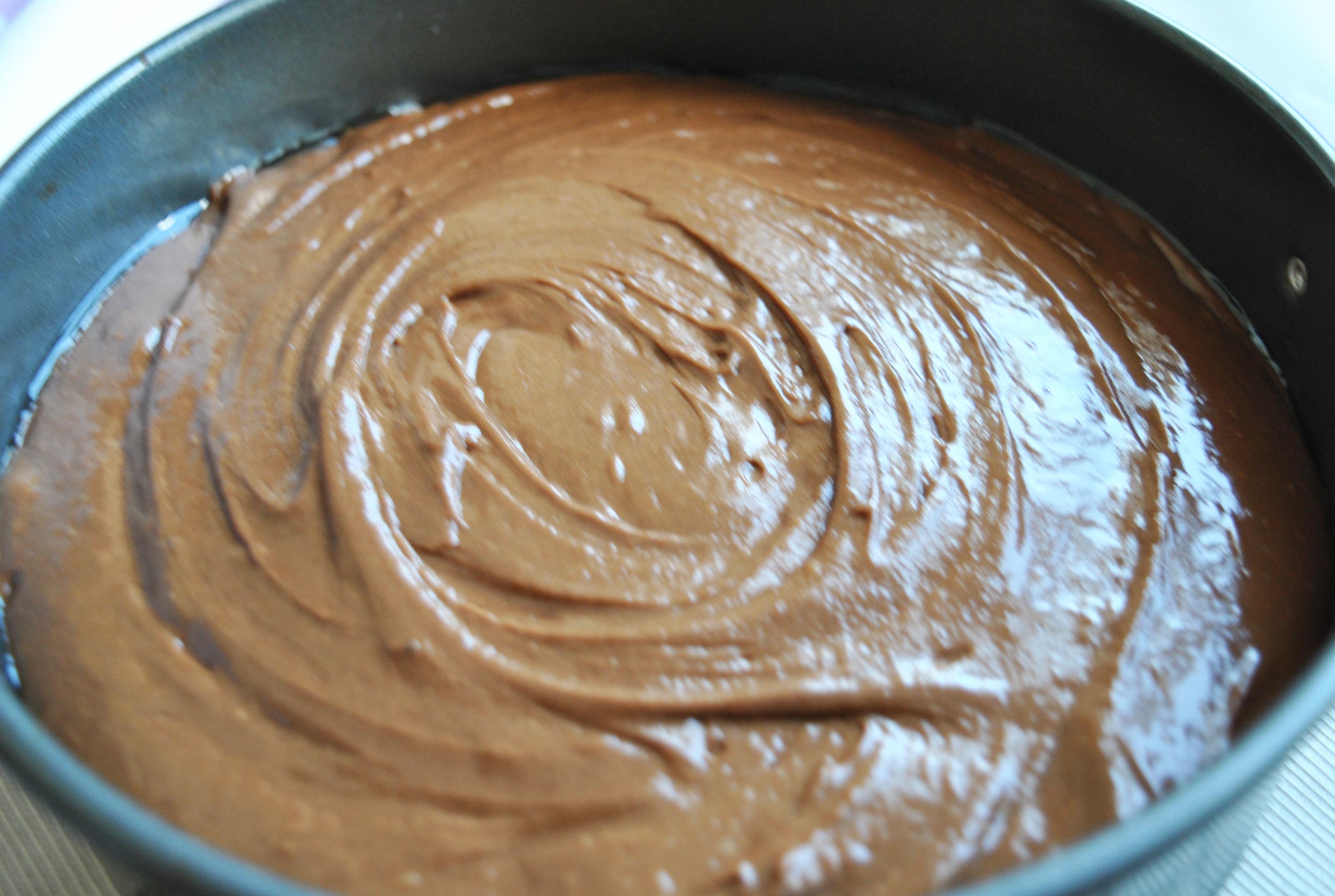 Шоколадный торт с творожным кремом: шаг 4