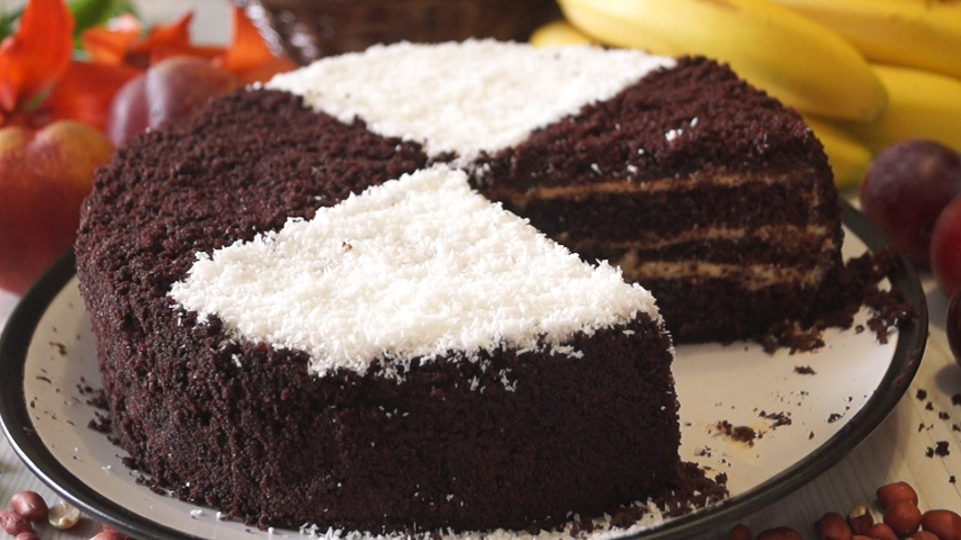 Фото к рецепту: Супер быстрый торт на раз, два, три. его вкус сводит всех с ума! 
