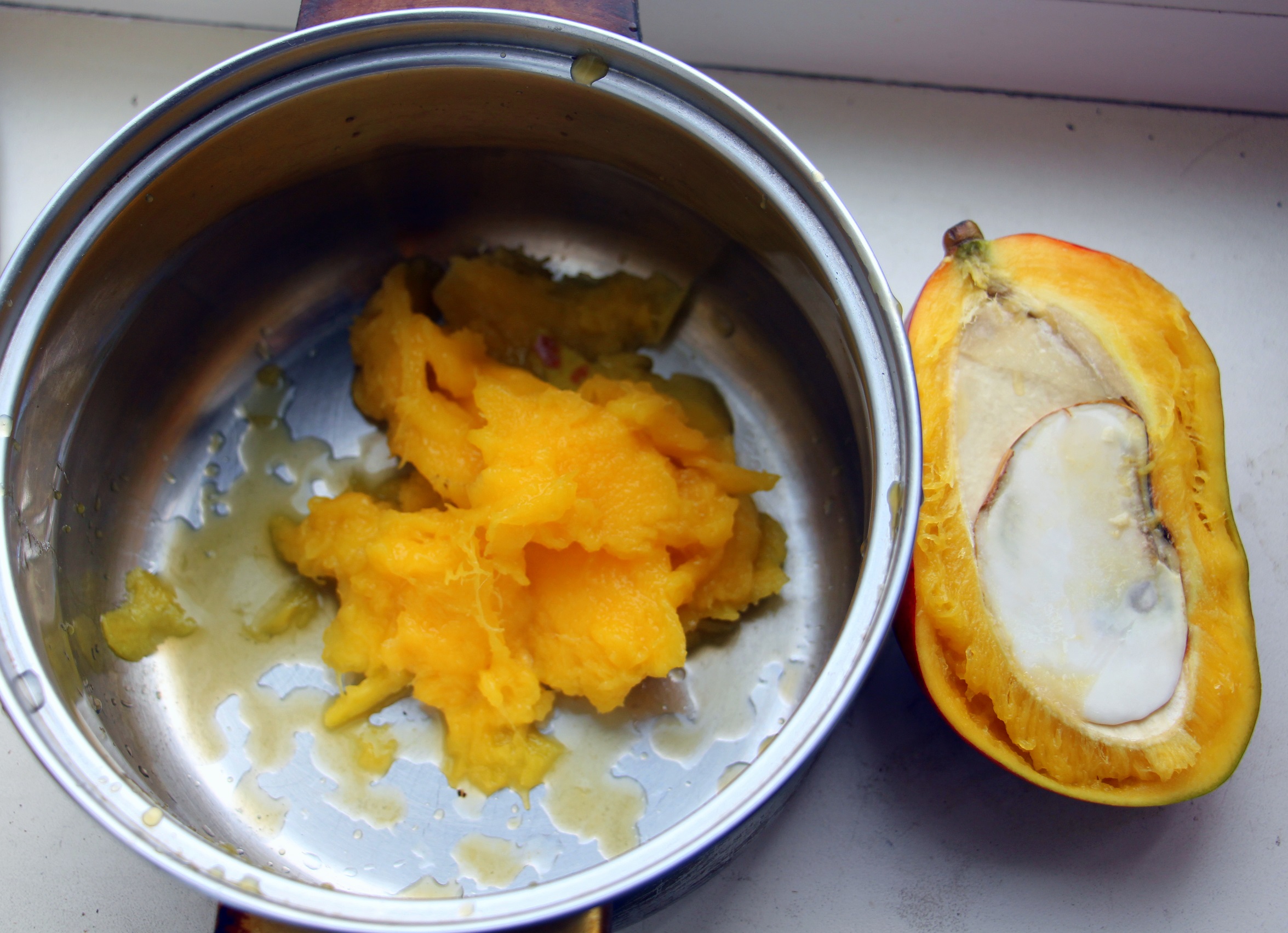 Торт-мороженое с манговым парфе: шаг 6