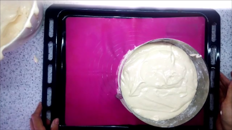 Торт "нежность" с персиками и творожным кремом: шаг 3