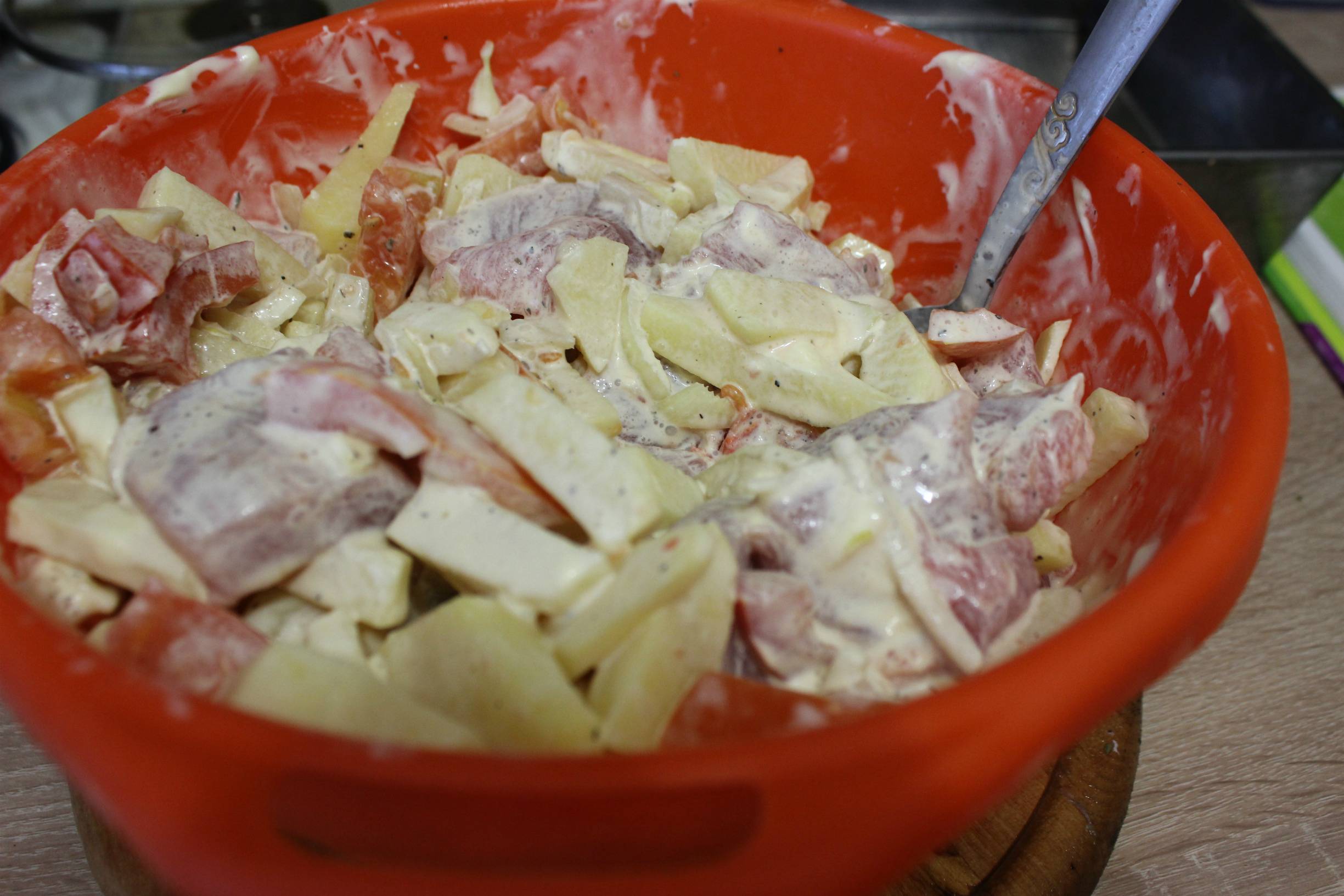 Свинина, запеченная с картофелем и сыром: шаг 5